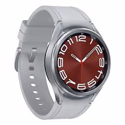 Samsung Galaxy Watch6 Classic SM-R955FZSADBT smartwatch e orologio sportivo 3,3 cm (1.3") AMOLED 43 mm Digitale 432 x 432 Pixel Touch screen 4G Argento Wi-Fi GPS (satellitare)
