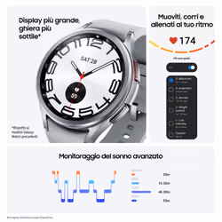 Samsung Galaxy Watch6 Classic (Bluetooth, 43mm) - Vista aggiuntiva 5