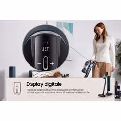 Samsung Aspirapolvere senza filo BESPOKE Jet™ Plus pro extra 210W VS20B95973B - Vista aggiuntiva 6