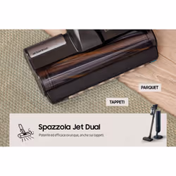 Samsung Aspirapolvere senza filo BESPOKE Jet™ Plus pro extra 210W VS20B95973B - Vista aggiuntiva 8