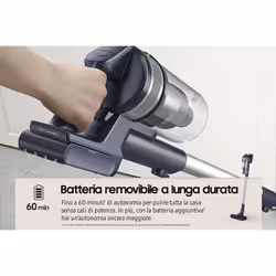 Samsung Aspirapolvere senza filo Jet™ 65 pet 150W VS15A60AGR5 - Vista aggiuntiva 8