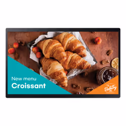 Samsung QB24C Pannello piatto per segnaletica digitale 24" LED Wi-Fi 250 cd/m² Full HD Nero Processore integrato Tizen 16/7 - Vista aggiuntiva 4