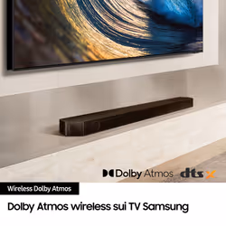 Samsung Soundbar HW-Q990D/ZF Serie Q, 22 Speaker, Wireless Dolby Atmos, Audio a 11.1.4 Canali, Q-Simphony, Alexa integrato e compatibile con Google Assistant, Graphite Black 2024 - Vista aggiuntiva 6