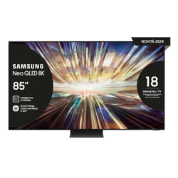 Samsung TV Neo QLED 8K 85” QE85QN800DTXZT Smart TV Wi-Fi Graphite Black 2024, NQ8 AI GEN2 Processor 8K, 8K AI Upscaling, Infinity One Design, Dolby Atmos