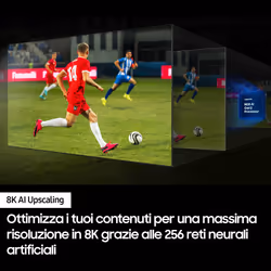 Samsung TV Neo QLED 8K 85” QE85QN800DTXZT Smart TV Wi-Fi Graphite Black 2024, NQ8 AI GEN2 Processor 8K, 8K AI Upscaling, Infinity One Design, Dolby Atmos - Vista aggiuntiva 5