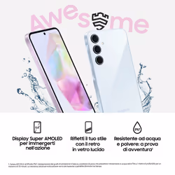 Samsung Galaxy A35 Display FHD+ Super AMOLED 6.6”, 8 GB RAM, 256GB, Awesome Navy - Vista aggiuntiva 4