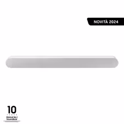 Samsung Soundbar HW-S61D/ZF Serie S, 7 Speaker, Wireless Dolby Atmos, Audio a 5.0 Canali, Q-Simphony, White 2024