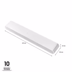 Samsung Soundbar HW-S61D/ZF Serie S, 7 Speaker, Wireless Dolby Atmos, Audio a 5.0 Canali, Q-Simphony, White 2024
