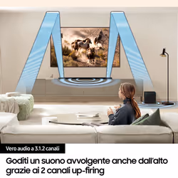 Samsung Soundbar HW-S800D/ZF Serie S, 10 Speaker, Wireless Dolby Atmos, Audio a 3.1.2 Canali, Q-Simphony, Alexa integrato e compatibile con Google Assistant, Titan Black 2024 - Vista aggiuntiva 6