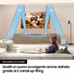 Samsung Soundbar HW-S801D/ZF Serie S, 10 Speaker, Wireless Dolby Atmos, Audio a 3.1.2 Canali, Q-Simphony, Alexa integrato e compatibile con Google Assistant, White 2024 - Vista aggiuntiva 6