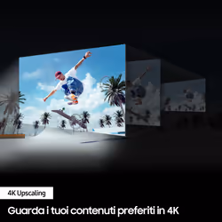 Samsung TV Crystal UHD 4K 75” UE75DU7170UXZT Smart TV Wi-Fi Black 2024, Processore Crystal 4K, 4K Upscaling, Slim Look Design, OTS Lite - Vista aggiuntiva 6
