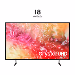 Samsung Crystal UHD 4K 55" DU7190 TV 2024, 139,7 cm (55"), 3840 x 2160 Pixel, LED, Smart TV, Wi-Fi, Nero