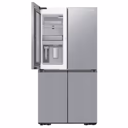 Samsung RF65DG960ESL, Libera installazione, Porta francese, Acciaio inox, Interno, Vetro temperato, Frigorifero Americano