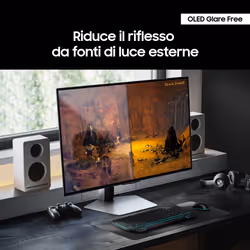 Samsung Monitor Gaming Odyssey OLED G8 da 32'' UHD Flat - Vista aggiuntiva 4