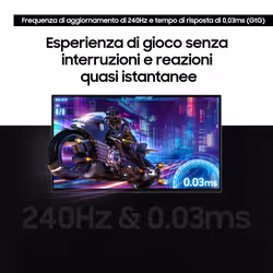 Samsung Monitor Gaming Odyssey OLED G8 da 32'' UHD Flat - Vista aggiuntiva 6
