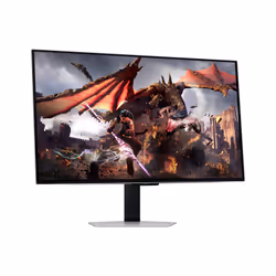 Samsung G80SD 32" 4K Ultra HD OLED Argento - Vista aggiuntiva 4