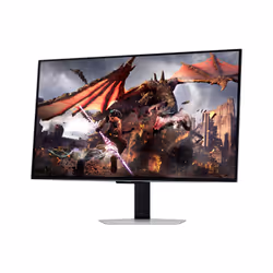 Samsung G80SD 32" 4K Ultra HD OLED Argento - Vista aggiuntiva 5