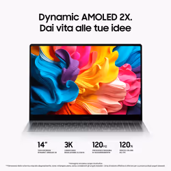 Samsung Galaxy Book4 Pro Laptop, Intel® Core™ Ultra 5 125H, 16 GB RAM, 512 GB SSD, 14" Dynamic AMOLED 2X touch, Win11 Home, Moonstone Gray - Vista aggiuntiva 4