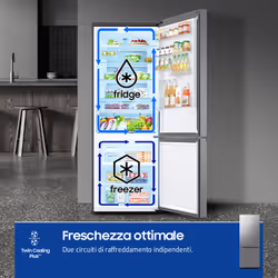 Samsung RB53DG706CS9 Libera installazione 538 L C Metallico, Acciaio inox - Vista aggiuntiva 8