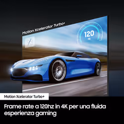 Samsung TV Neo QLED 4K 55” QE55QN85DBTXZT Smart TV Wi-Fi Carbon Silver 2024, Processore NQ4 AI GEN2, Tecnologia Quantum Matrix, Simple Chamfer Design, Dolby Atmos - Vista aggiuntiva 6