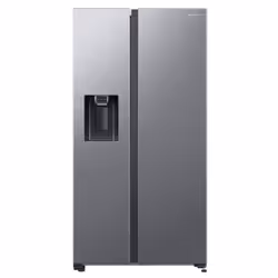 Samsung RS64DG5303S9, Libera installazione, Porta americana, Acciaio inox, Interno, R-600a, Vetro temperato