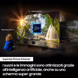 Samsung TV Crystal UHD 4K 98” UE98DU9070UXZT Smart TV Wi-Fi Graphite Black 2024, Processore Crystal 4K, 4K Upscaling, Slim Look, OTS Lite - Vista aggiuntiva 4