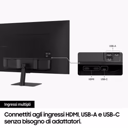 Samsung Smart Monitor M7 - M70D da 32'' UHD Flat - Vista aggiuntiva 4