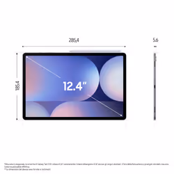 Samsung Galaxy Tab S10+, Tablet AI, Display 12.4" Dynamic AMOLED 2X, Wi-Fi, RAM 12GB, 256GB, 10.090 mAh, IP68, Gray - Vista aggiuntiva 5