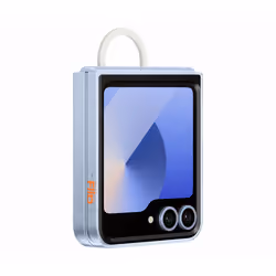 Samsung Galaxy Z Flip6 Clear Case with Ring Trasparente - Vista aggiuntiva 4