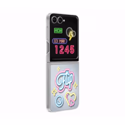 Samsung Galaxy Z Flip6 FlipSuit Case Neon Card - Vista aggiuntiva 4