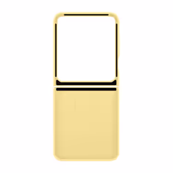 Samsung Galaxy Z Flip6 Silicone Case with Ring Gialla - Vista aggiuntiva 6