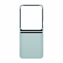 Samsung Galaxy Z Flip6 Silicone Case with Ring Verde - Vista aggiuntiva 6