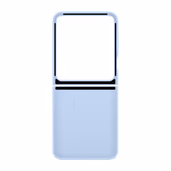 Samsung Galaxy Z Flip6 Silicone Case with Ring Blu - Vista aggiuntiva 6