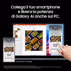 Samsung Galaxy Book4 Edge Laptop, Elite X, 16 GB RAM, 512 GB SSD, 14" Super AMOLED, Win11 Home, Sapphire Blue - Vista aggiuntiva 4