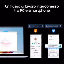 Samsung Galaxy Book4 Edge Laptop, Elite X, 16 GB RAM, 512 GB SSD, 14" Super AMOLED, Win11 Home, Sapphire Blue - Vista aggiuntiva 5