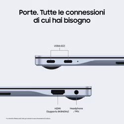 Samsung Galaxy Book4 Edge Laptop, Elite X, 16 GB RAM, 512 GB SSD, 14" Super AMOLED, Win11 Home, Sapphire Blue - Vista aggiuntiva 6