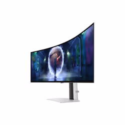 Samsung S49DG934SU 49" Dual QHD OLED Argento - Vista aggiuntiva 5