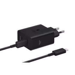 Samsung Caricabatteria Super Fast Charging (50W) con doppia porta USB-C e con cavo USB-C to USB-C - Vista aggiuntiva 4