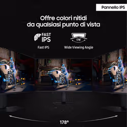 Samsung Monitor Gaming Odyssey G7 - G70D da 27'' - Vista aggiuntiva 4