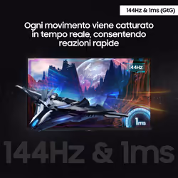 Samsung Monitor Gaming Odyssey G7 - G70D da 27'' - Vista aggiuntiva 5