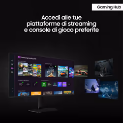 Samsung Monitor Gaming Odyssey G7 - G70D da 27'' - Vista aggiuntiva 6