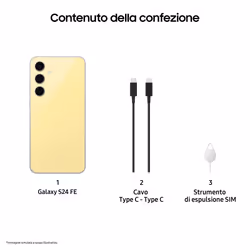 Samsung Galaxy S24 FE , AI, 8 GB RAM, 128GB, Yellow - Vista aggiuntiva 7