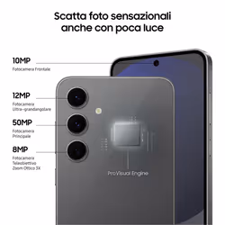 Samsung Galaxy S24 FE , AI, 8 GB RAM, 128GB, Blue - Vista aggiuntiva 5