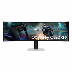 Samsung S49DG910SU 49" Dual QHD OLED Argento - Vista aggiuntiva 7