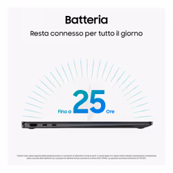 Samsung Galaxy Book Galaxy Book5 Pro 360 Intel Core Ultra 7 256V 16" Touch WQXGA+ 16 GB 512 GB SSD Win11 Home Grigio - Vista aggiuntiva 6