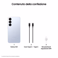 Samsung Galaxy S25 AI, RAM 12GB, 512GB, Icyblue - Vista aggiuntiva 7