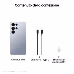 Samsung Galaxy S25 Ultra AI, RAM 12GB, 512GB, Titanium Silverblue - Vista aggiuntiva 7