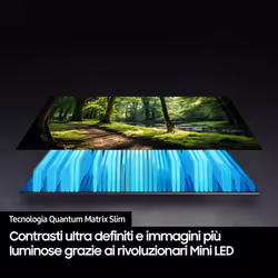 Samsung Smart TV 65" QE65QN70FAUXZT Neo QLED 4K Mini LED 2025 - Vista aggiuntiva 7