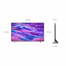 Samsung Neo QLED AI TV 100" QE100QN80FUXZT 4K Mini LED, Processore NQ4 AI Gen2, 4K AI Upscaling, Motion Xcelerator 144Hz, Neo Quantum HDR, Dolby Atmos & OTS Lite, Simple Chamfer Design, Vision AI Smart TV, 2025 - Vista aggiuntiva 3