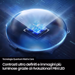 Samsung Neo QLED AI TV 50" QE50QN80FAUXZT 4K Mini LED, Processore NQ4 AI Gen2, 4K AI Upscaling, Motion Xcelerator 144Hz, Neo Quantum HDR, Dolby Atmos & OTS Lite, Simple Chamfer Design, Vision AI Smart TV, 2025 - Vista aggiuntiva 7